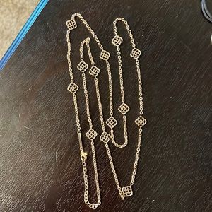 Kendra Scott long logo necklace